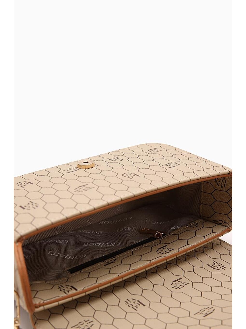 Bej Vizon Kadın Omuz Çantası 930099-1