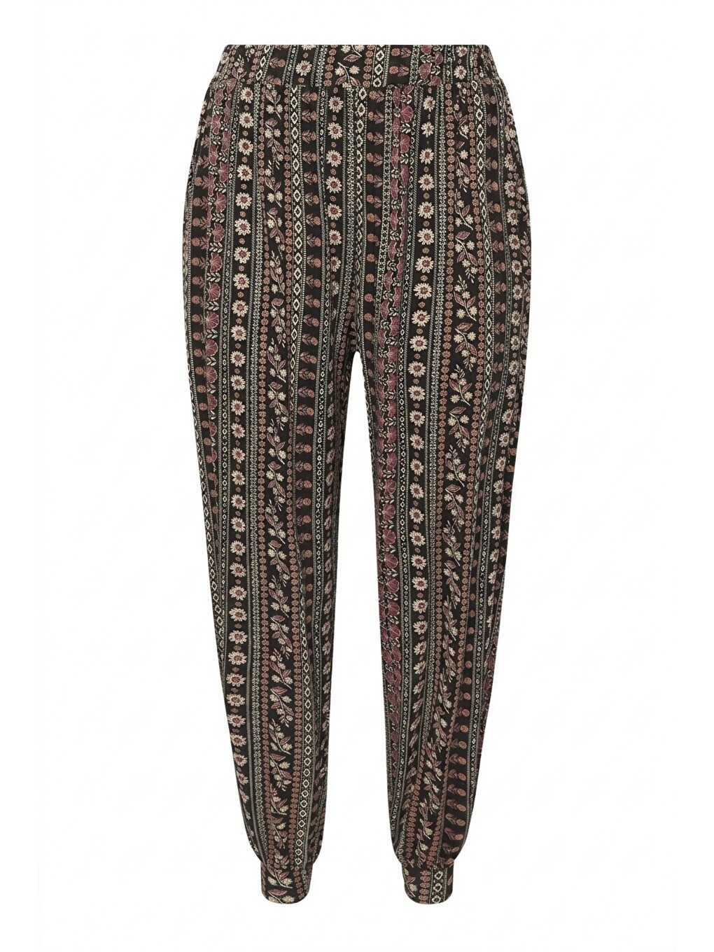 Karışık Desenli Kadın Pantolon-3