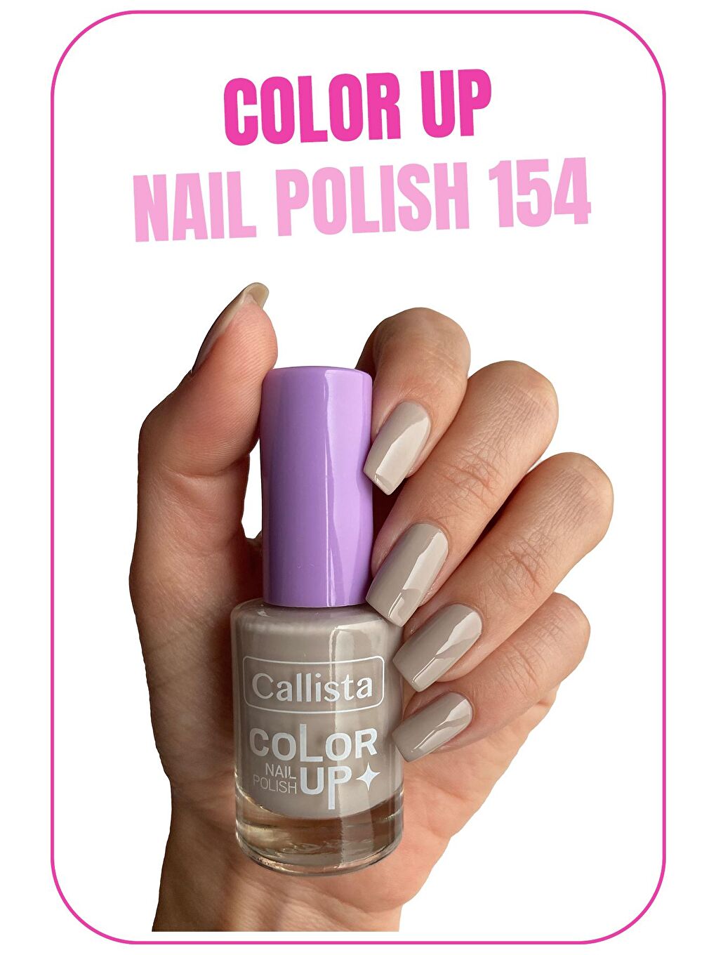 Callista Nude Color Up Nail Polish Oje 154 Stonington - Nude