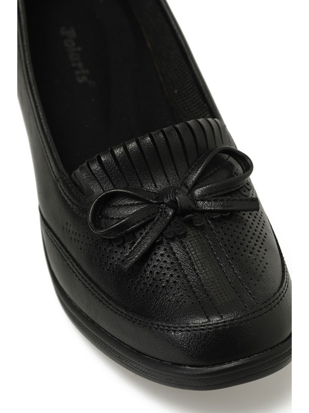 164134.Z5FX Siyah Kadın Dolgu Topuk Klasik Ayakkabı-6