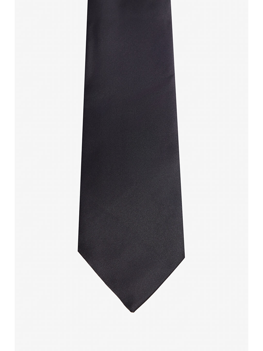 Erkek Siyah Desensiz Kravat-1
