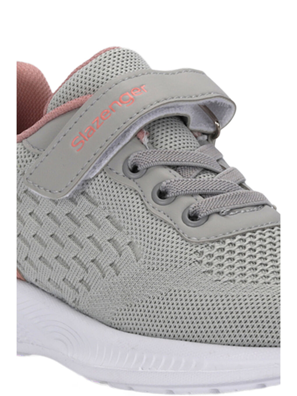 FLAREX Kız Çocuk Cırt Cırtlı Gri / Pembe Günlük Spor Ayakkabısı-3