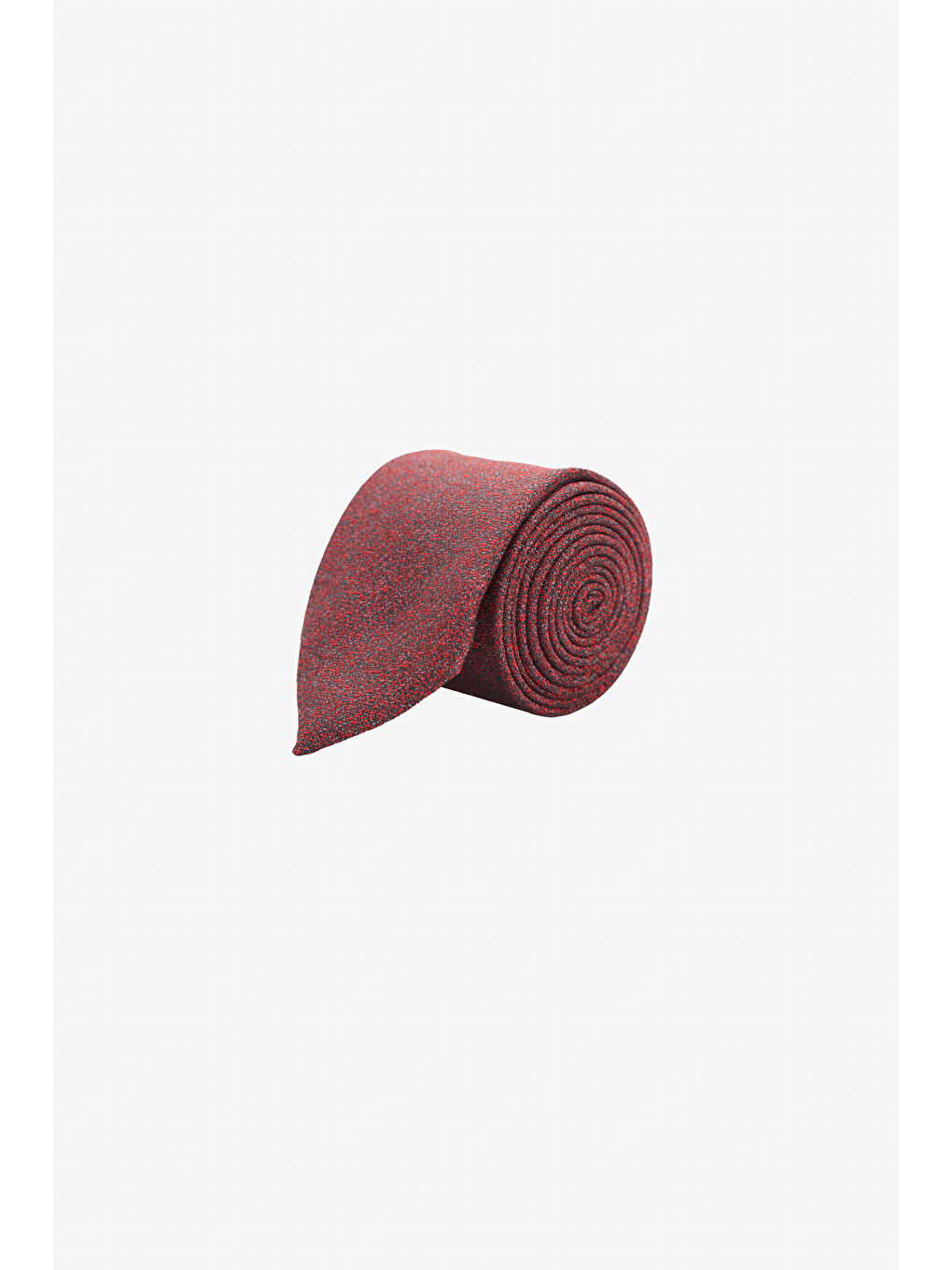 Erkek Kırmızı-Gri Desenli Kravat