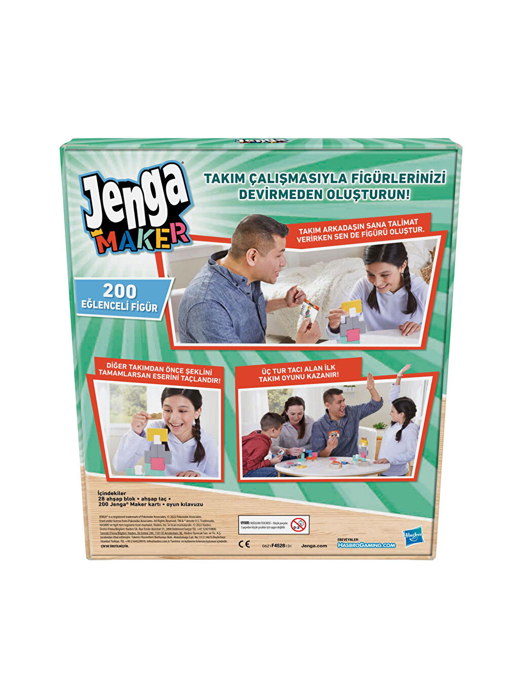 Hasbro Gaming Hasbro Games Jenga Maker Kutu Oyunu F4528 - 1