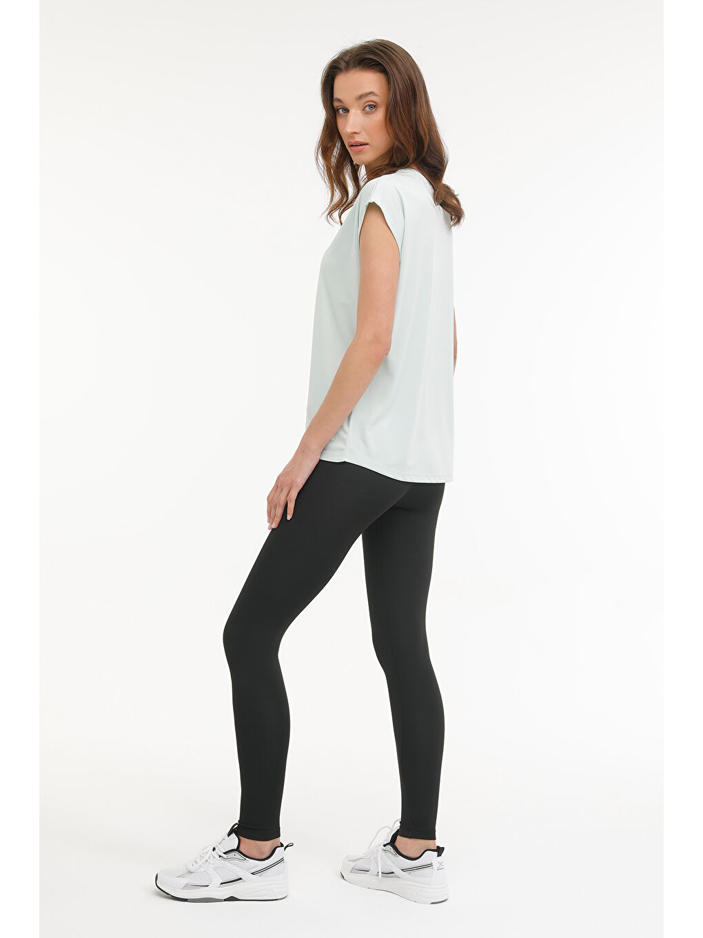 WB 7/8 TAYT 26SN229 4FX Siyah Kadın Tayt-4