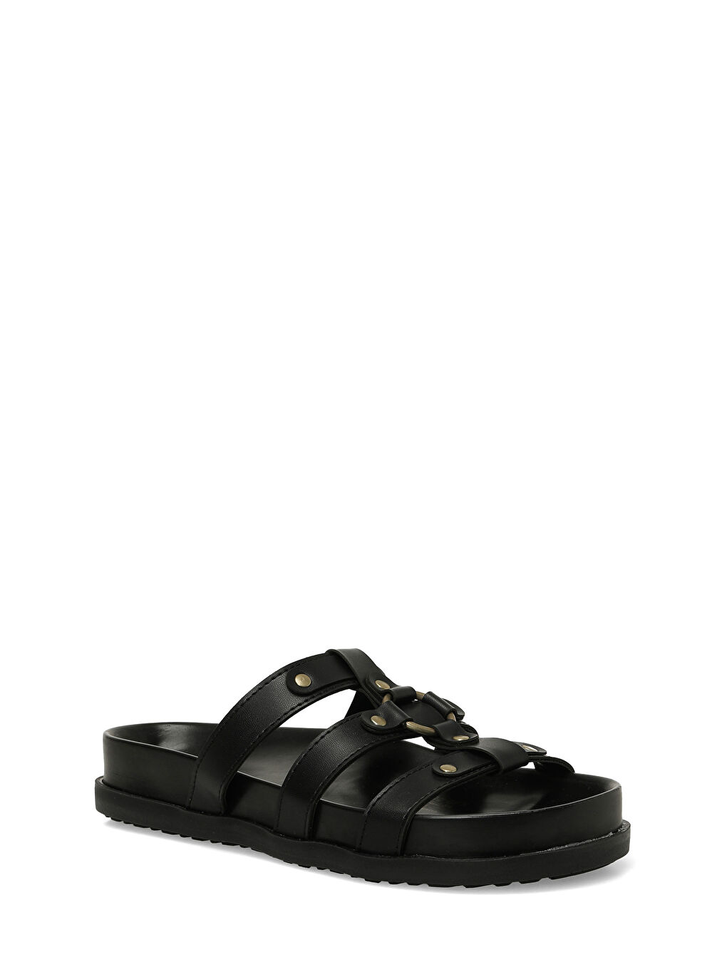 26S-302 6FX Siyah Kadın Terlik-1