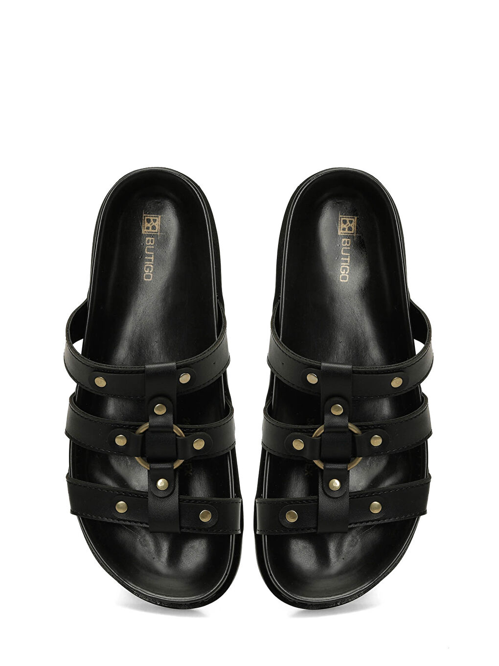 26S-302 6FX Siyah Kadın Terlik-3