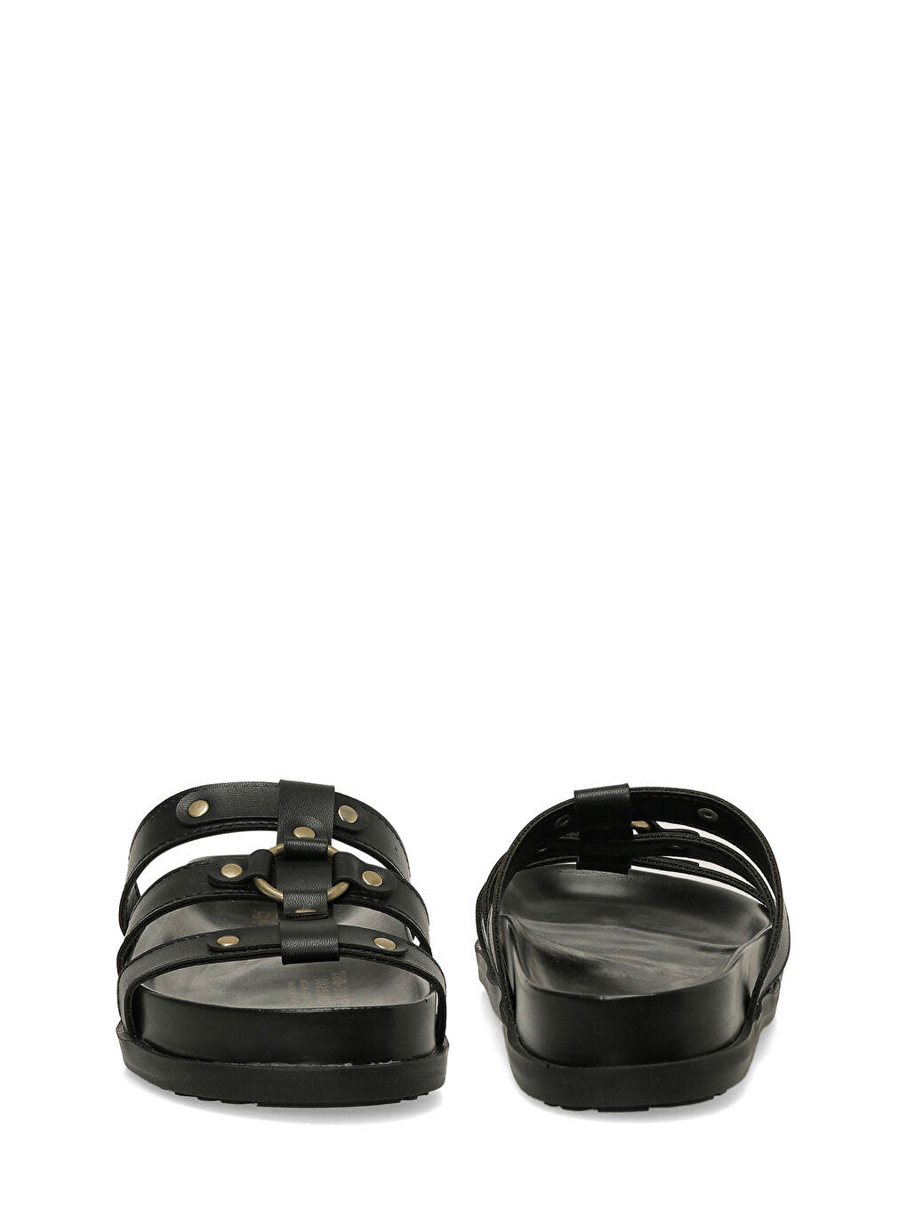 26S-302 6FX Siyah Kadın Terlik-4