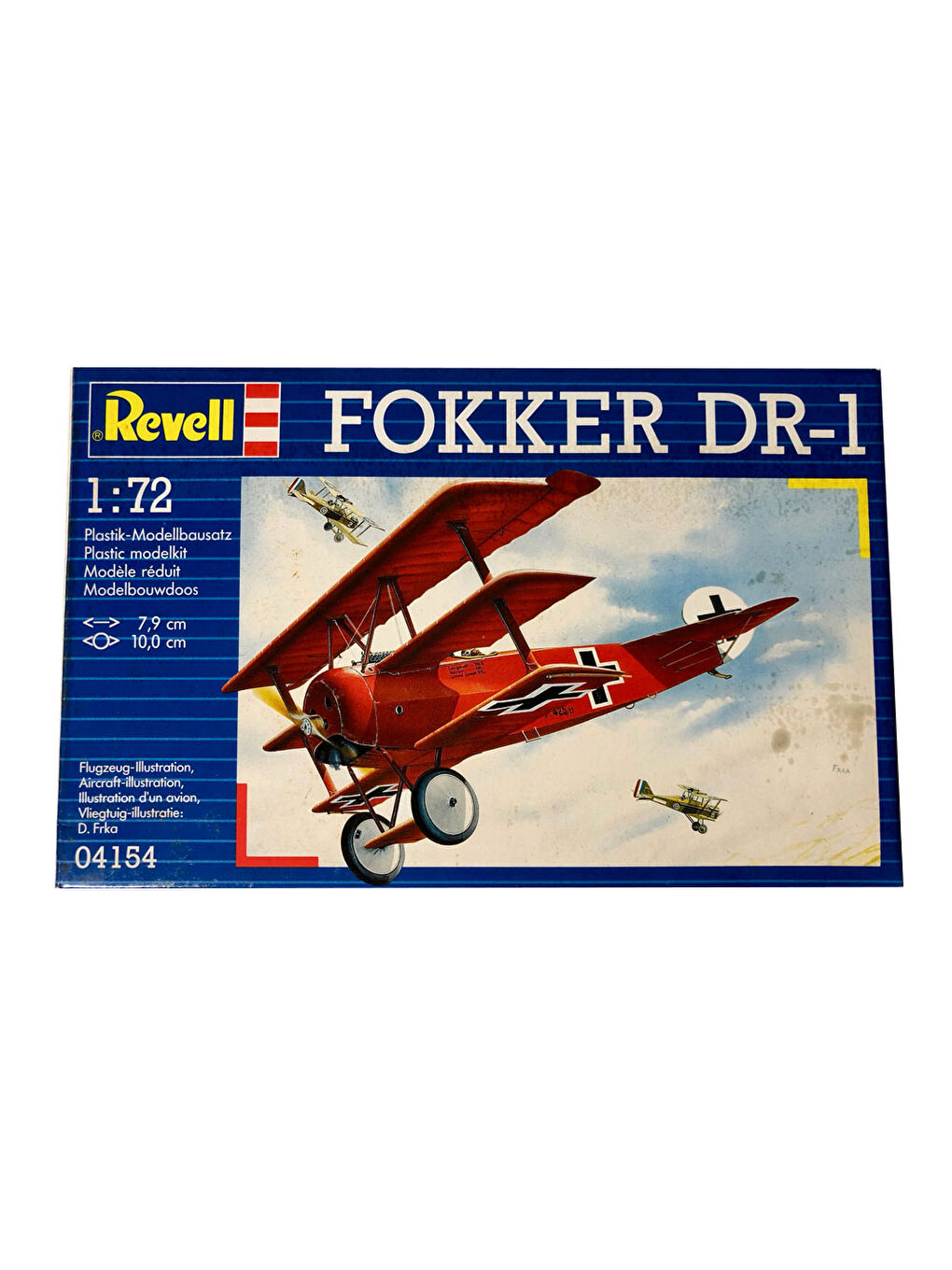 Revell Renksiz Maket 1:72 Fokker Dr.1 4116