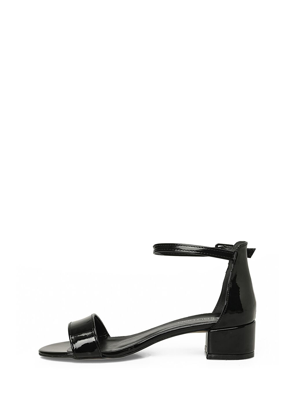 25S-277 Siyah Kadın Topuklu Sandalet-2