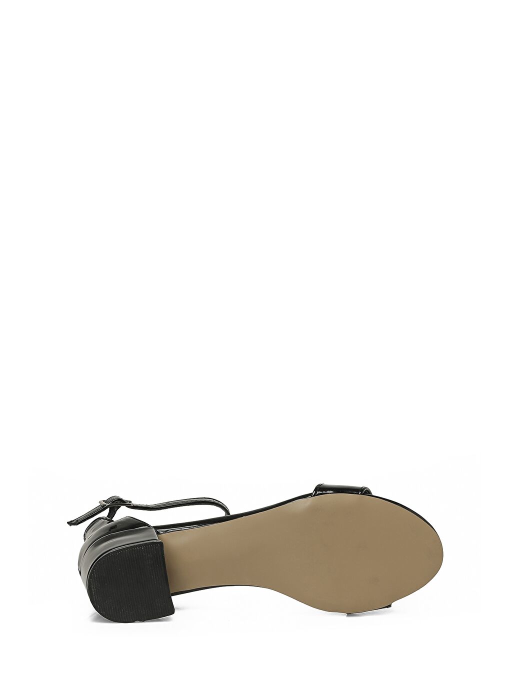 25S-277 Siyah Kadın Topuklu Sandalet-5