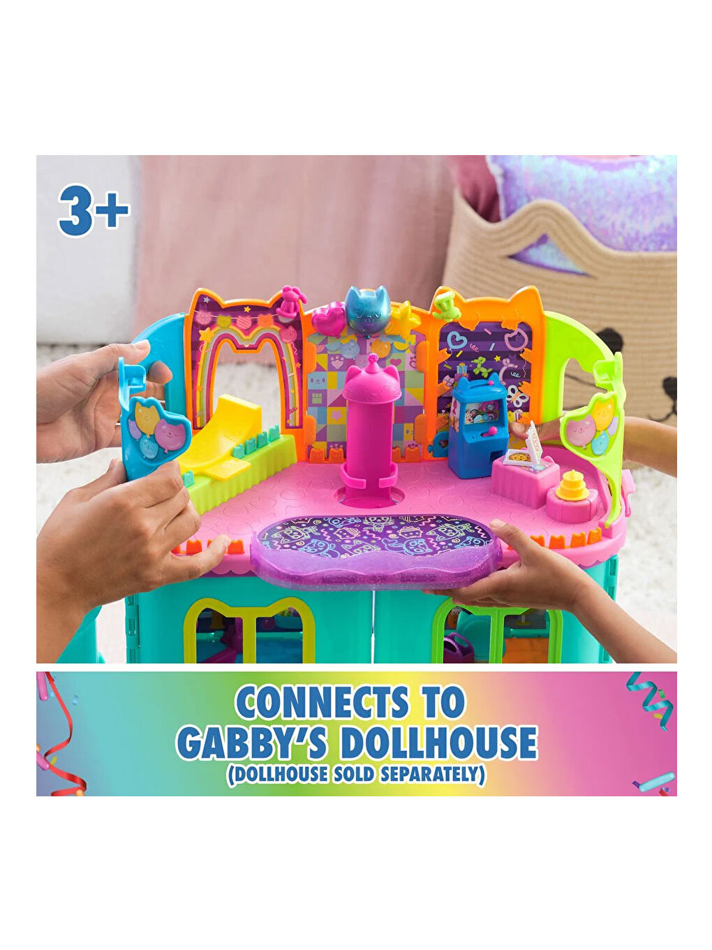Gabby's Dollhouse Gabby s Dollhouse Çatı Katı Partisi ve Kaykay Odası SPM-6069755 - 1
