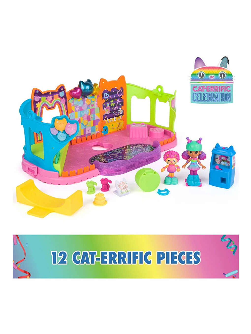 Gabby's Dollhouse Gabby s Dollhouse Çatı Katı Partisi ve Kaykay Odası SPM-6069755 - 4