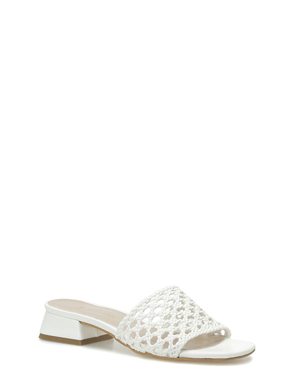 26S-880 Beyaz Kadın Terlik-1