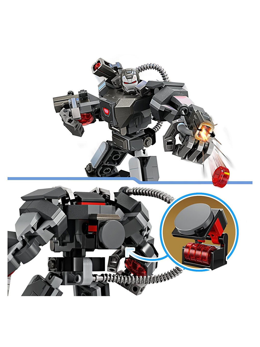 Lego Super Heroes Marvel War Machine Robot Zırhı 76277 - 3