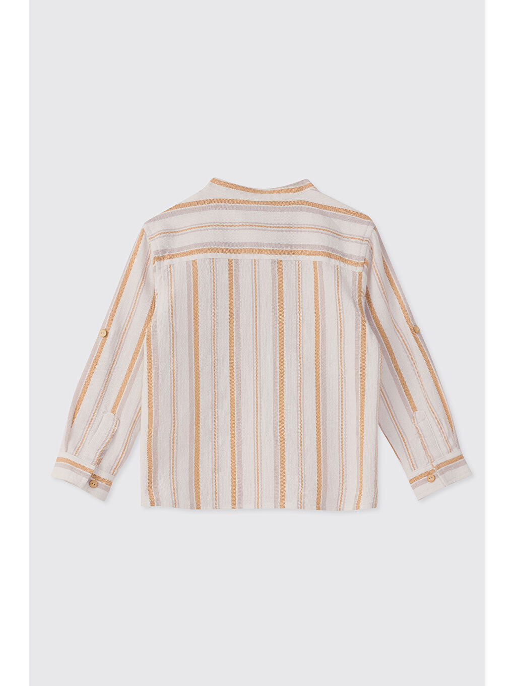 Erkek Bebek Hakim Yaka Ekru Gömlek-1