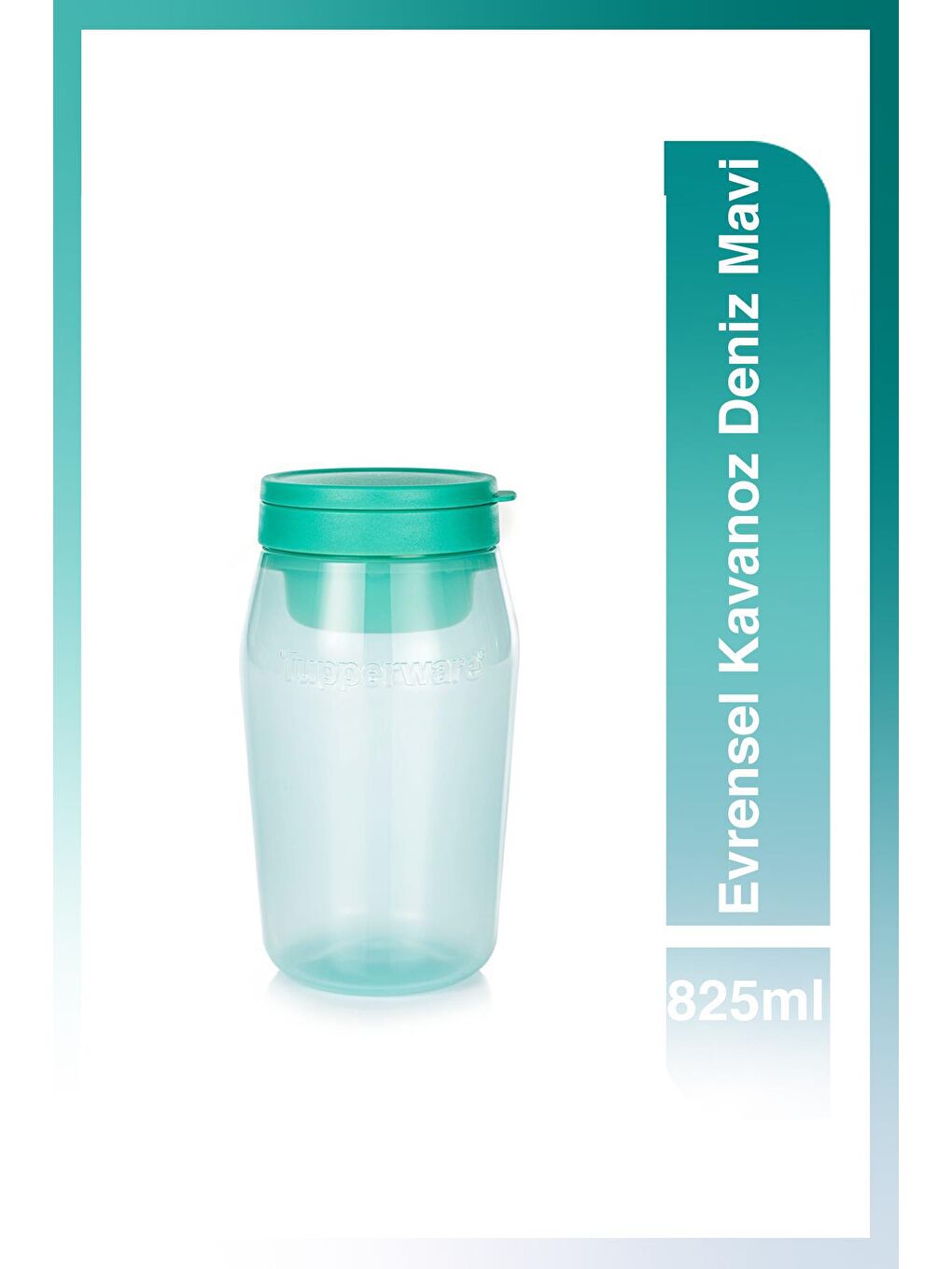 Tupperware Deniz Mavisi Evrensel Kavanoz 825ml D.Mavi