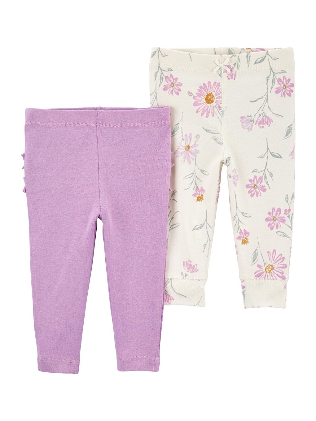 Karışık Kız Bebek 2'li Pantolon Set-1