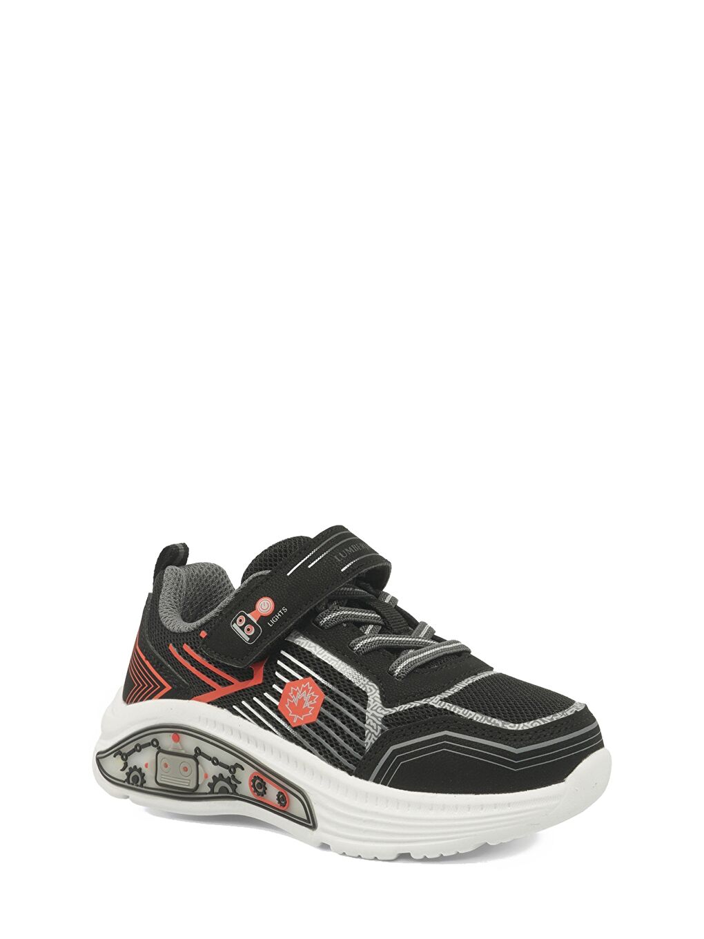 ROBOTIC Siyah Erkek Çocuk Spor Ayakkabı-1