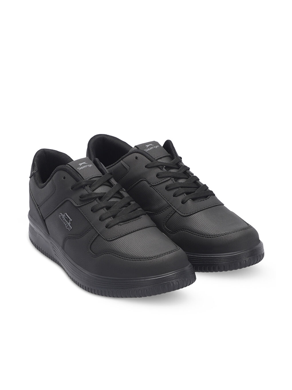 SLAZENGER ELIORA I Büyük Beden Erkek Sneaker Ayakkabı Siyah / Siyah - 1