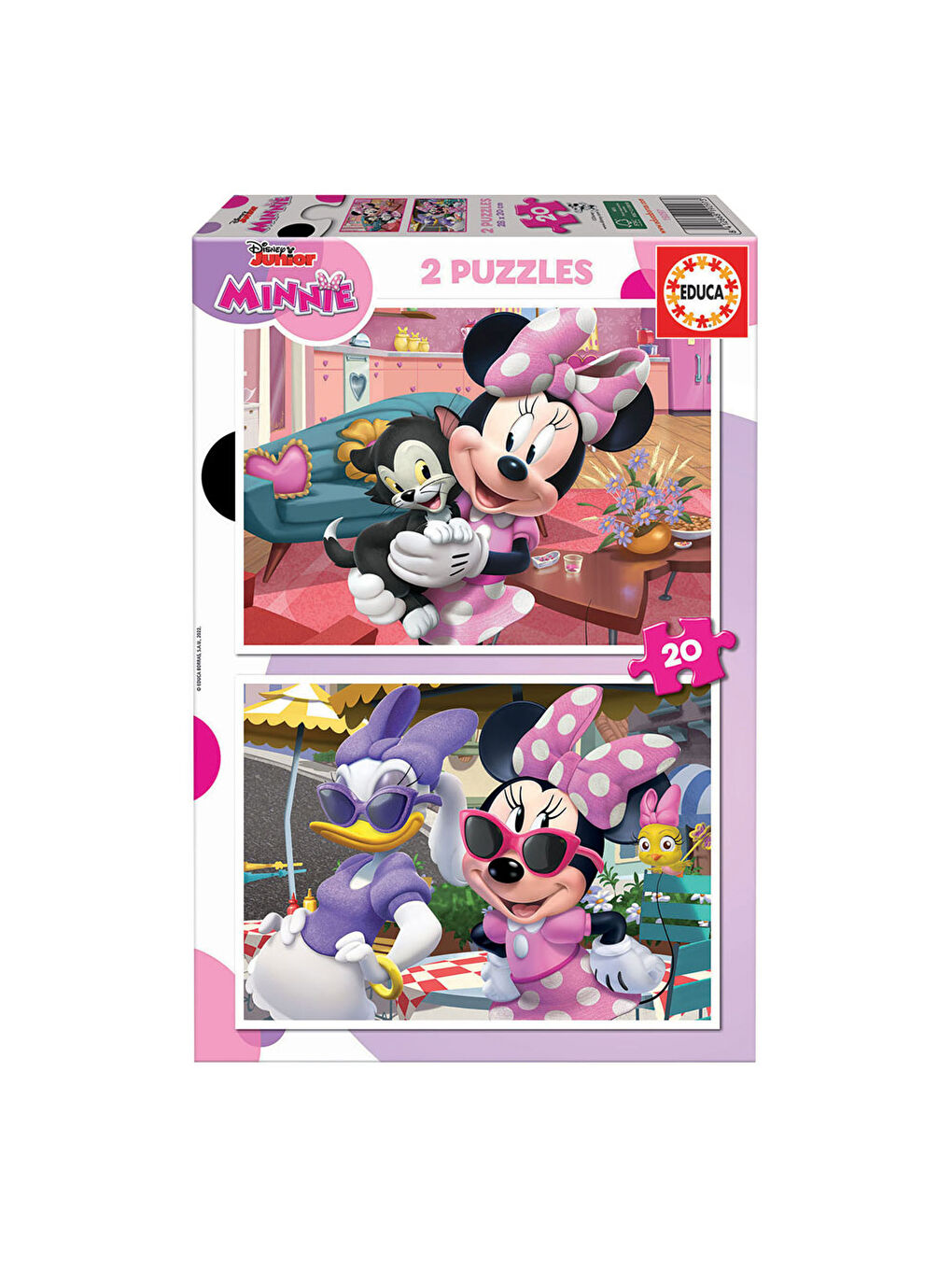 Çocuk Puzzle 2X20 Parça Minnie 19297
