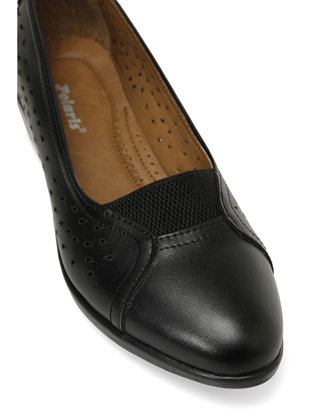 166089.Z5FX Siyah Kadın Dolgu Topuk Babet Ayakkabı-6