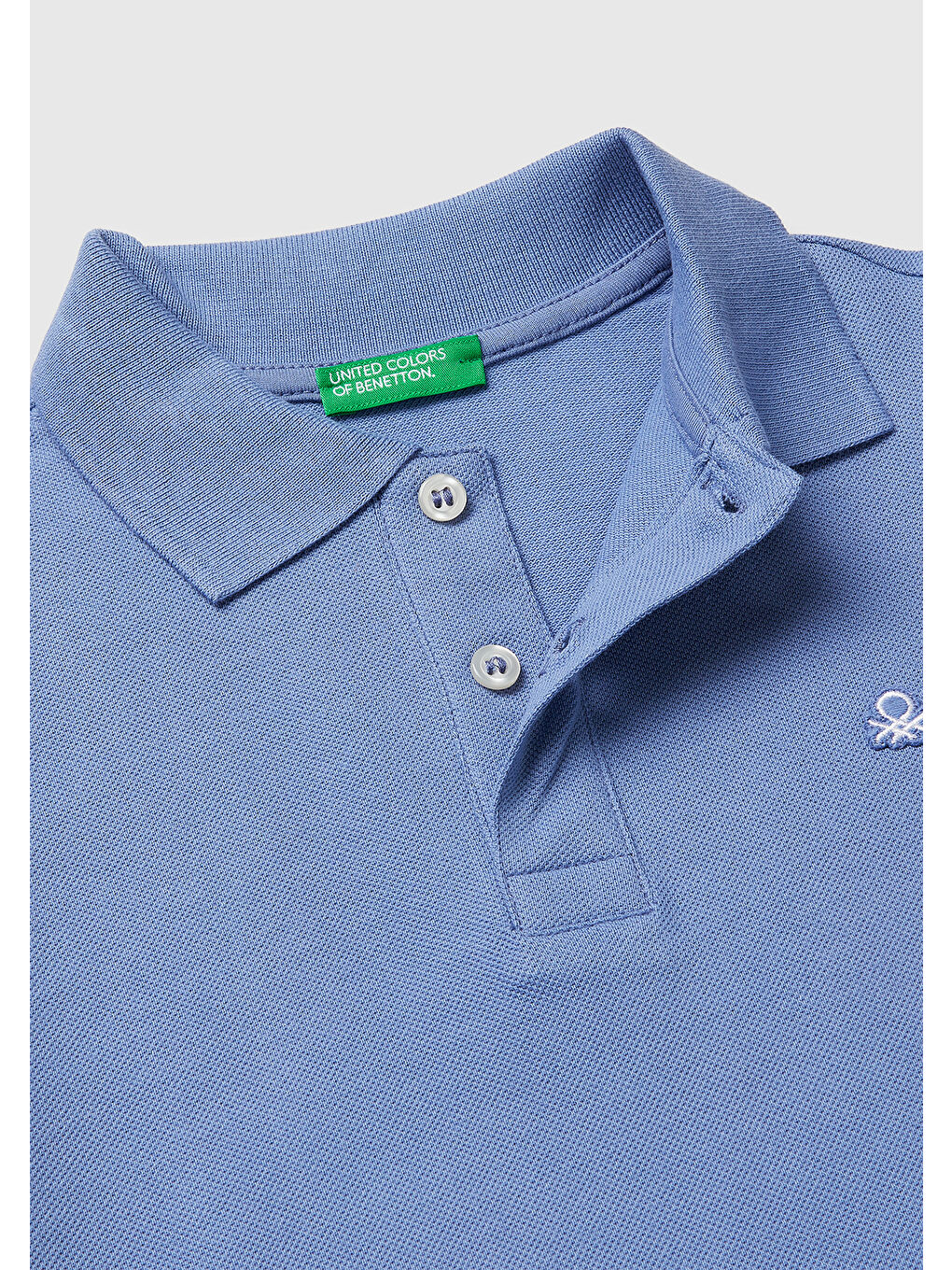 Turkuaz Erkek Çocuk Havacı Mavi Logolu Pike Polo T-Shirt-2