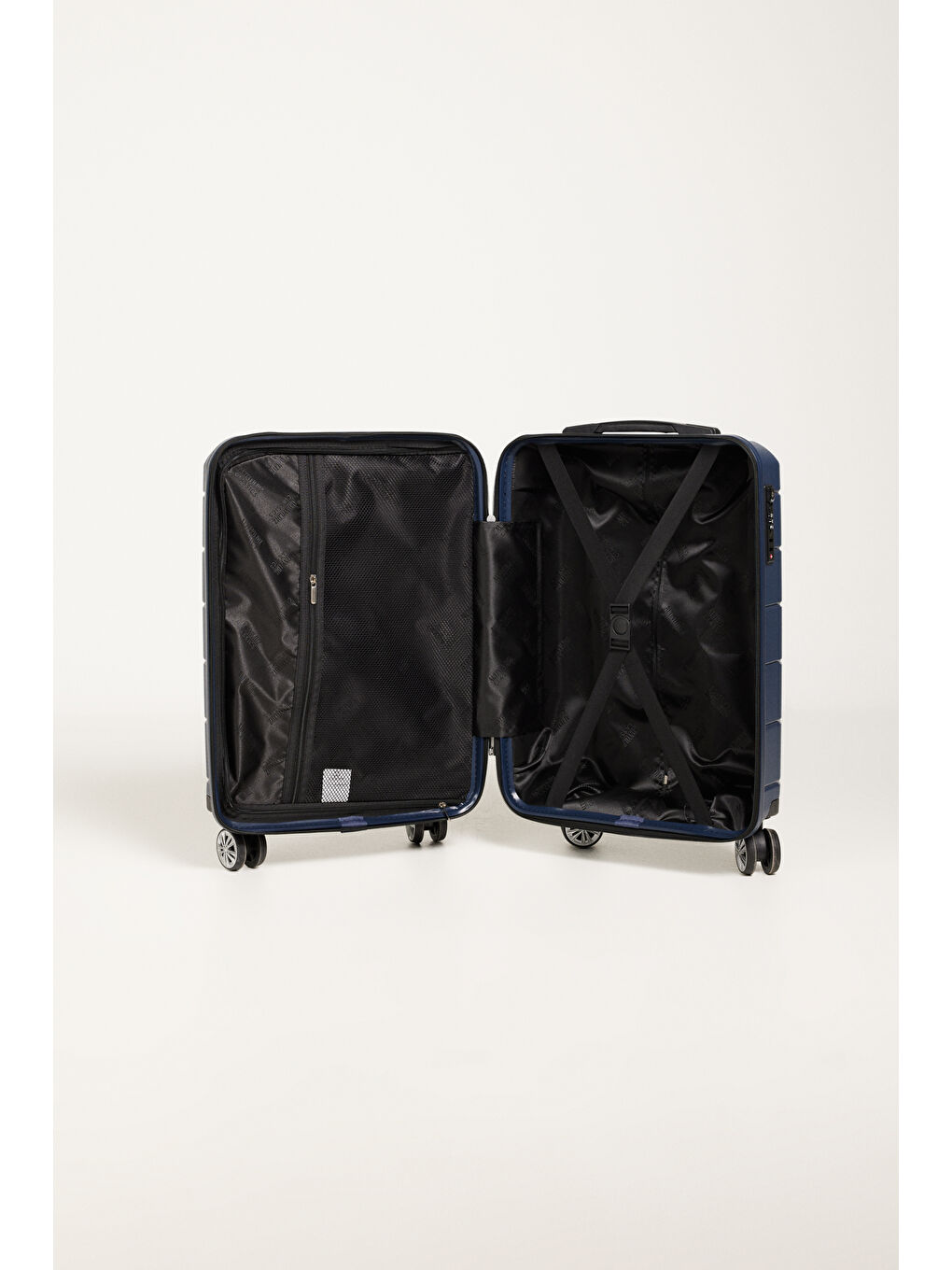 Erkek Lacivert Kabin (Küçük) Boy Valiz-2