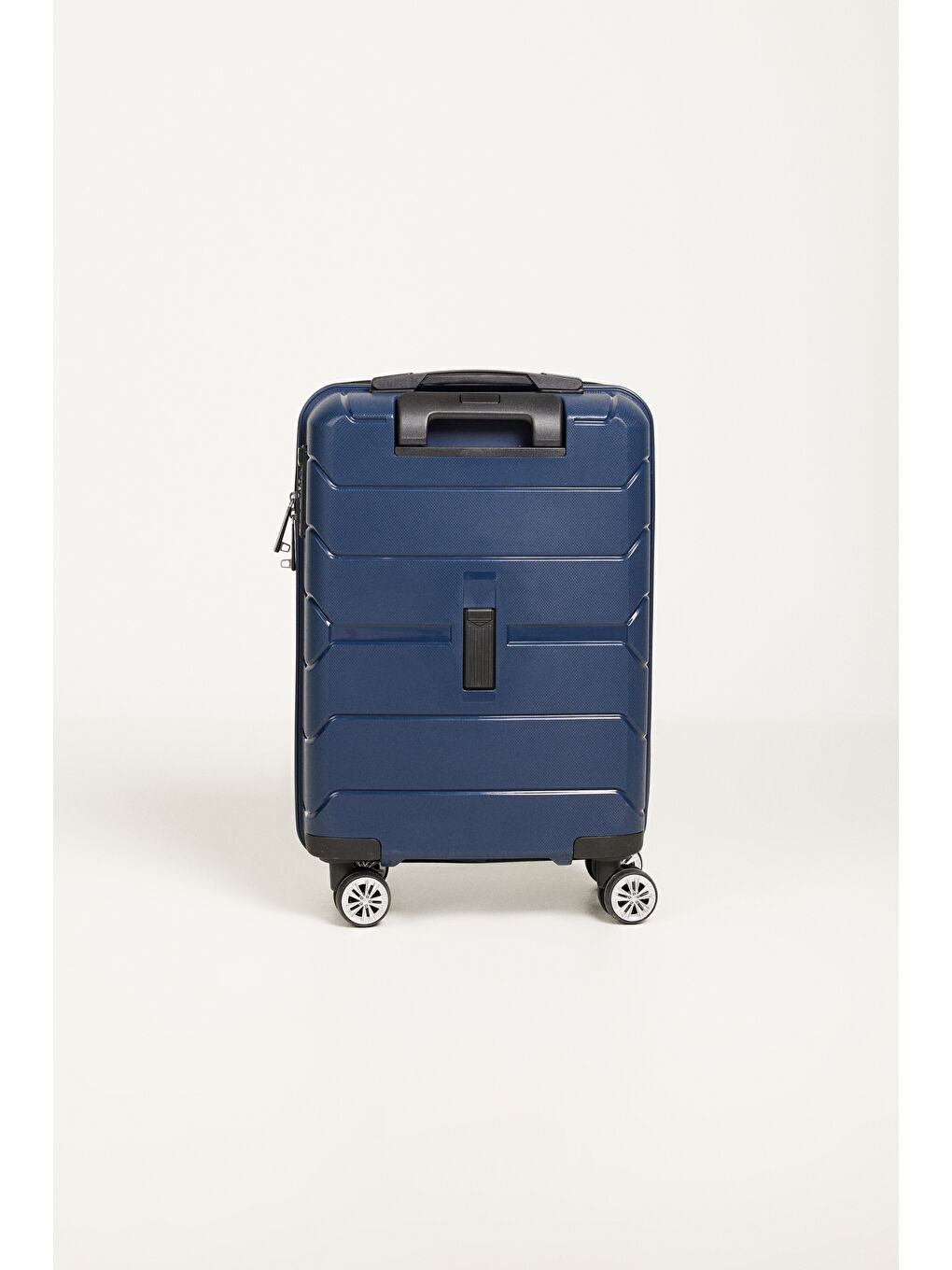 Erkek Lacivert Kabin (Küçük) Boy Valiz-4