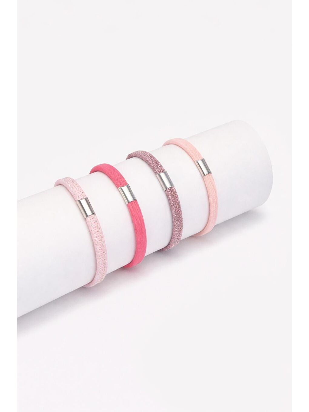 Şeker Formunda Lastik Toka Seti Pembe Mix-1