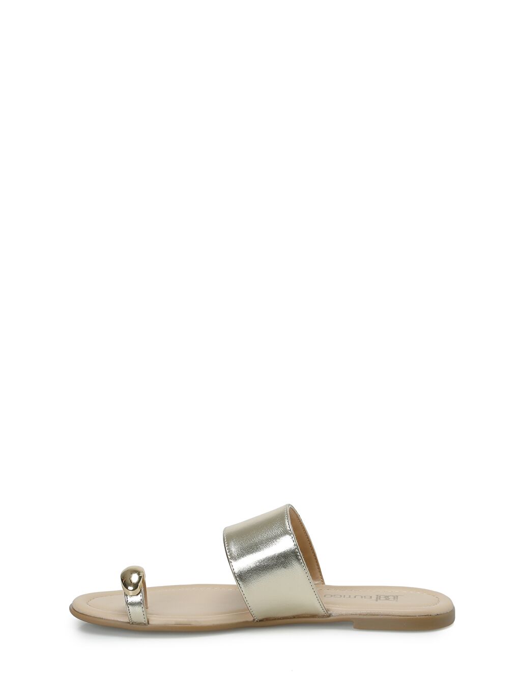 Sarı 26S-377 Altın Kadın Terlik-2