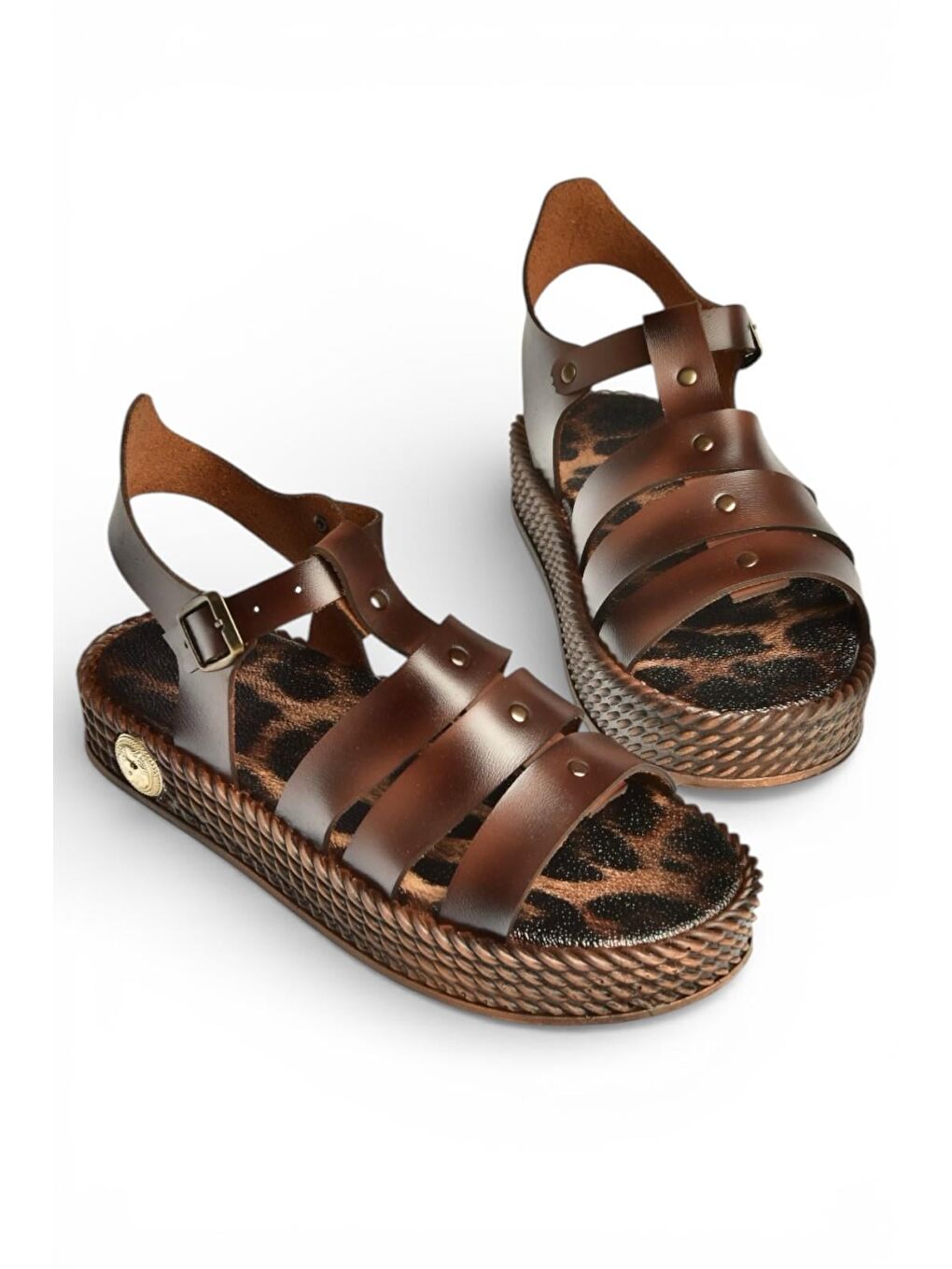 Kahverengi Kadın Sandalet Y390119903-5