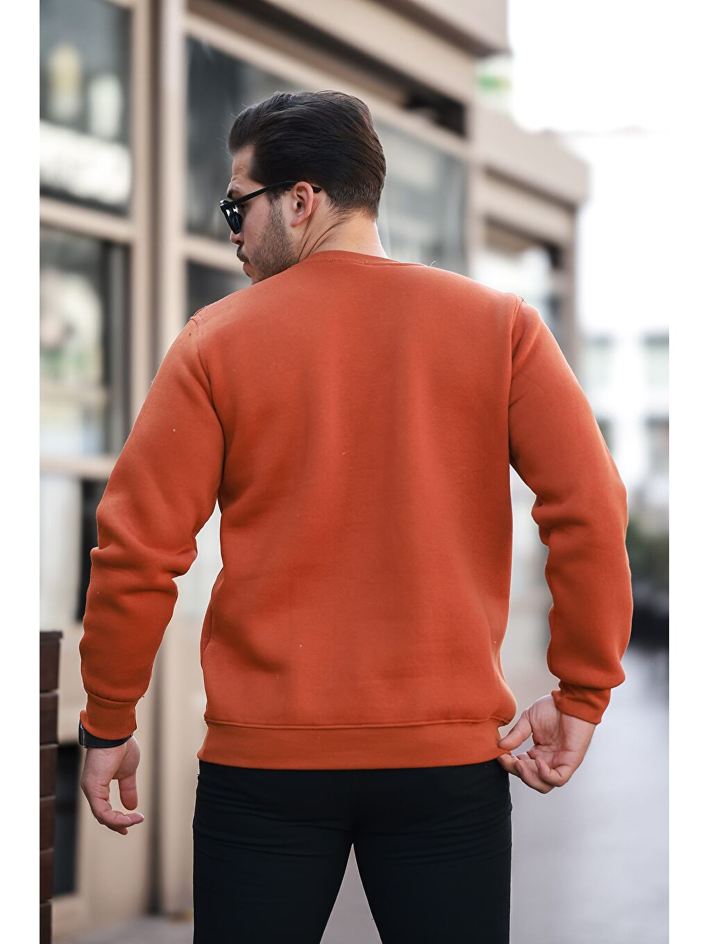 comstar Kahverengi Erkek Oversize Sweatshirt - 3