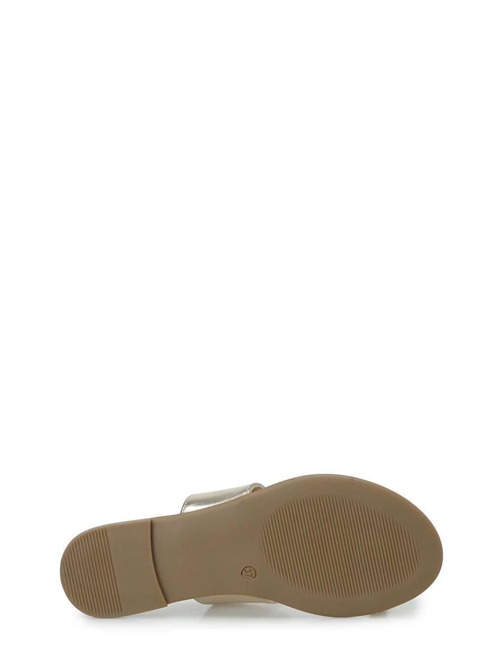 Sarı 26S-377 Altın Kadın Terlik-5