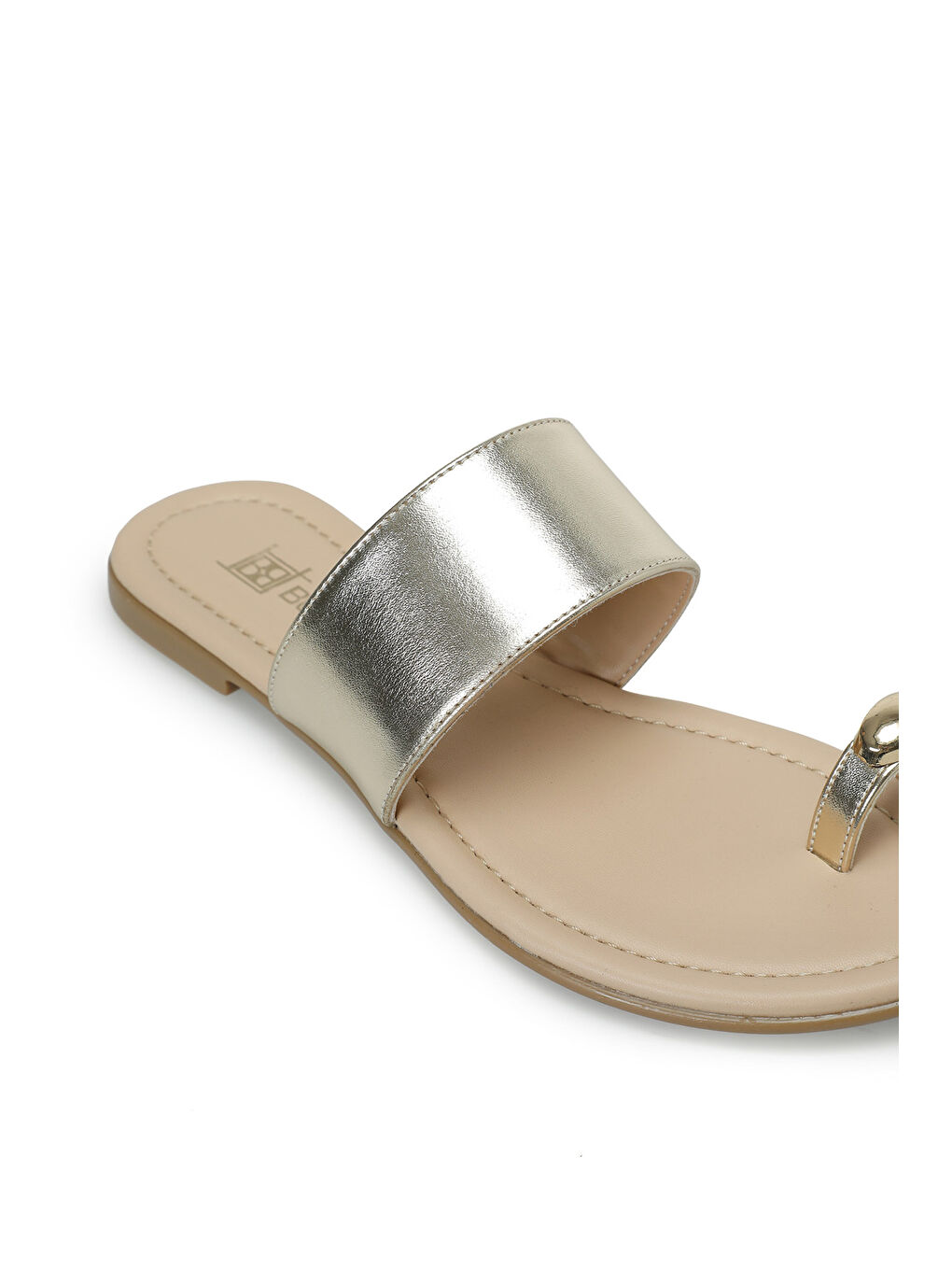 Sarı 26S-377 Altın Kadın Terlik-6