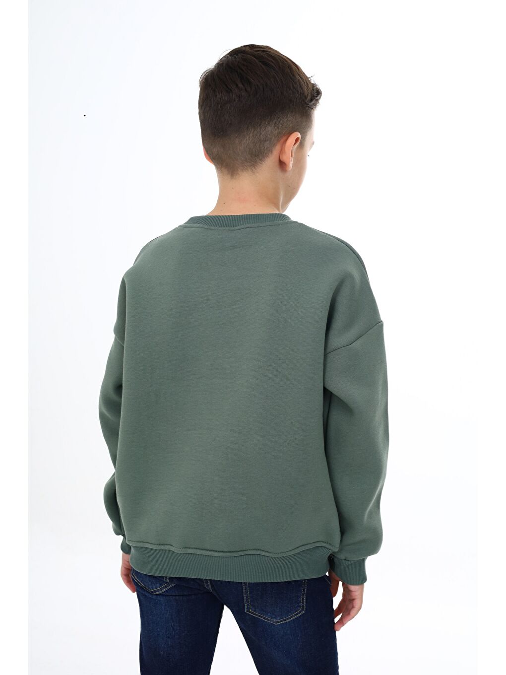 Toontoykids Yeşil Erkek Çocuk Baskılı Sweatshirt - 2