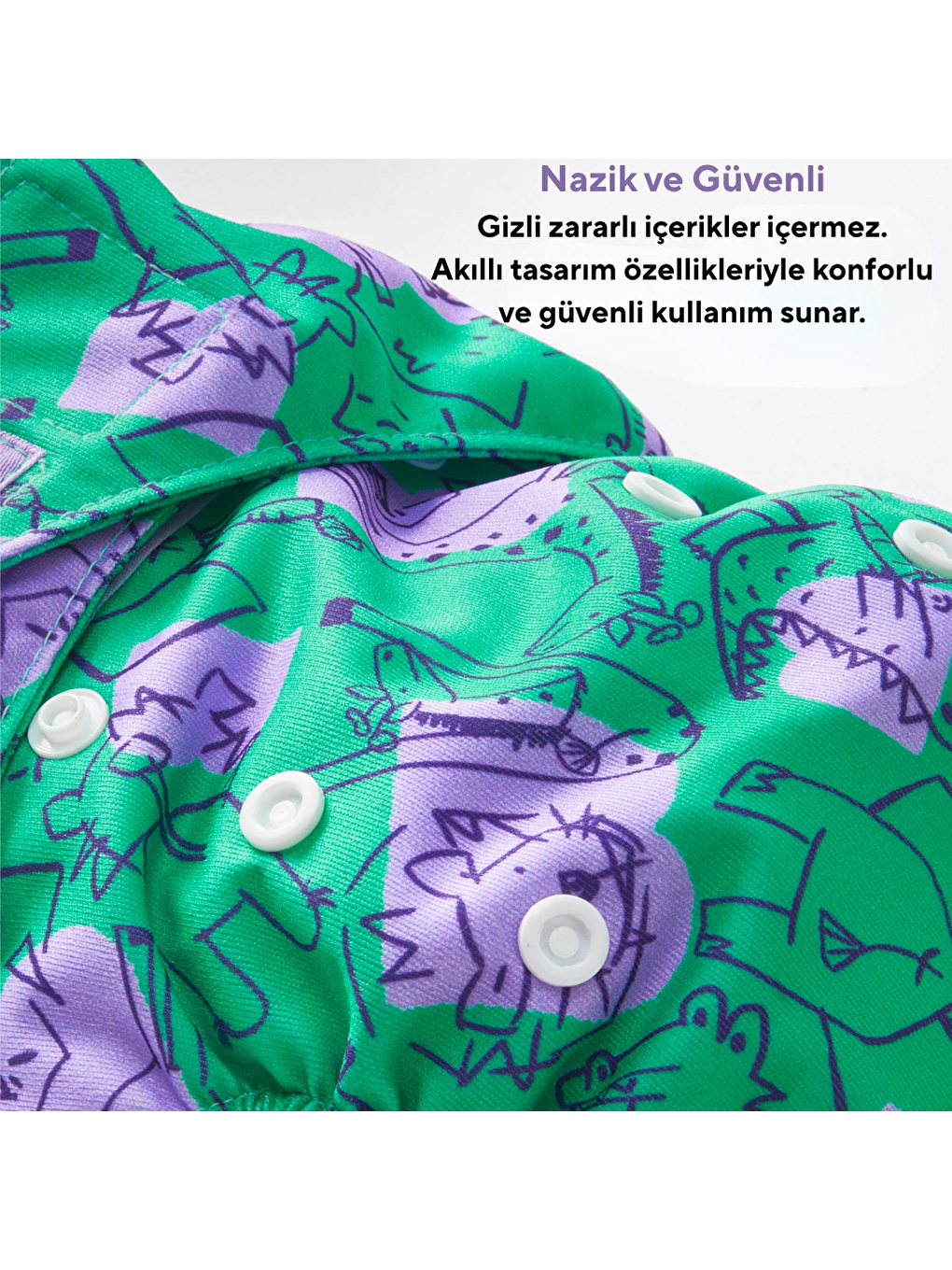 Yıkanabilir Bebek Bezi 0-54 Ay Shine-7