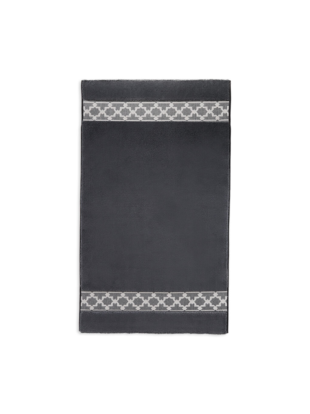 Home Lora 2’li Pamuk Banyo Paspası 60x100 / 40x60 Cm - Koyu Gri-1