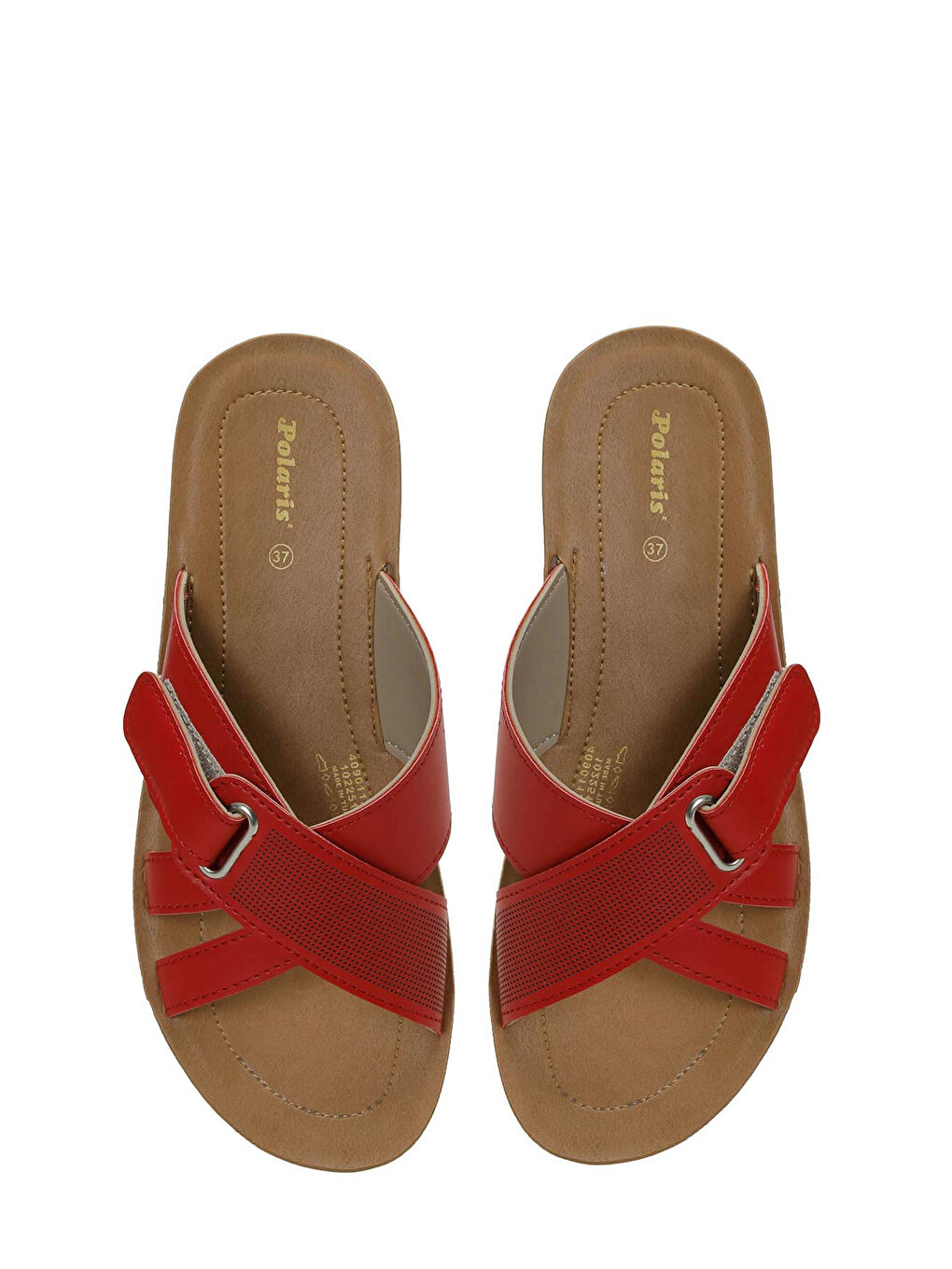 409011.Z6FX Kırmızı Kadın Ev Terliği-3