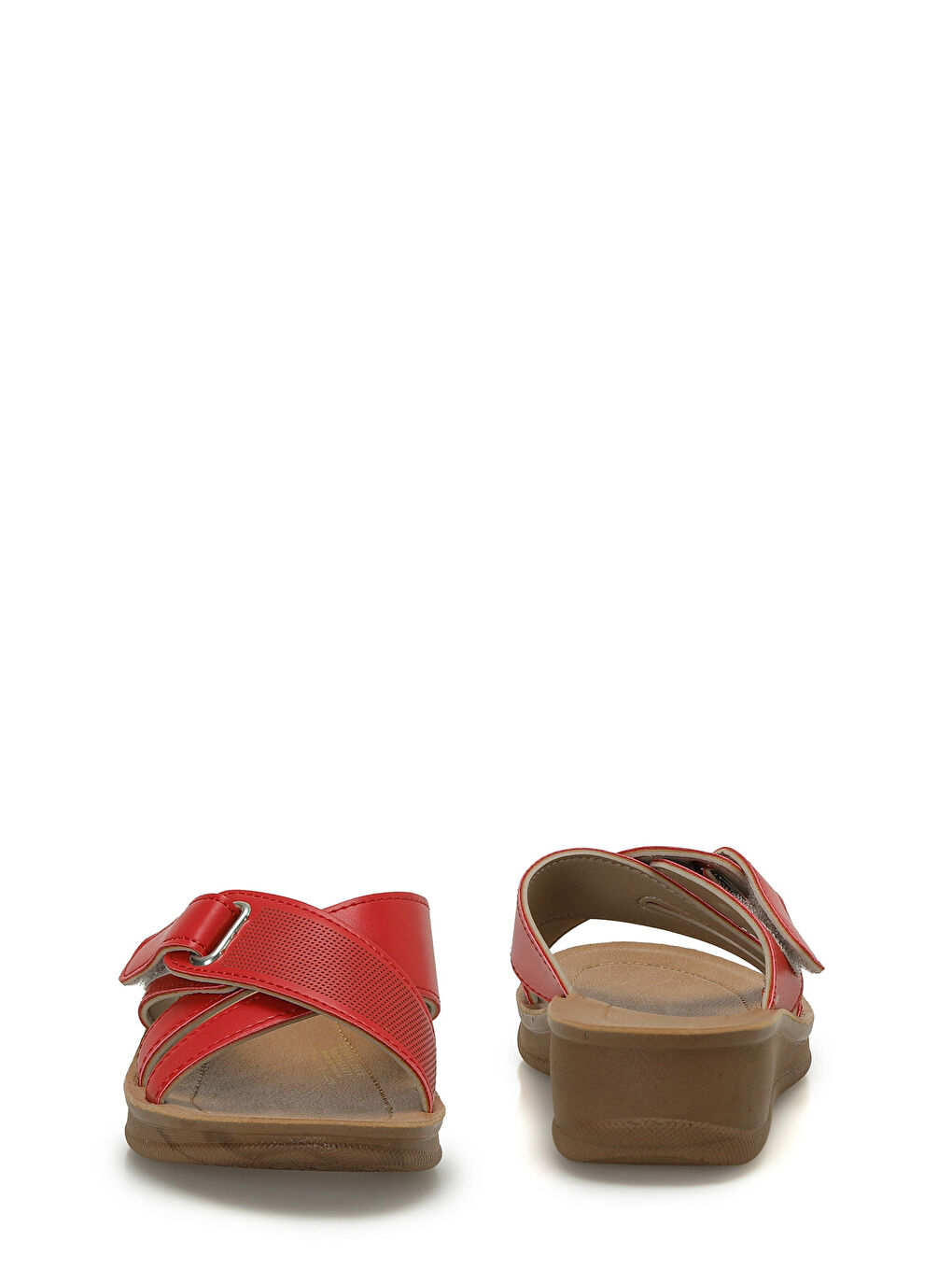 409011.Z6FX Kırmızı Kadın Ev Terliği-4