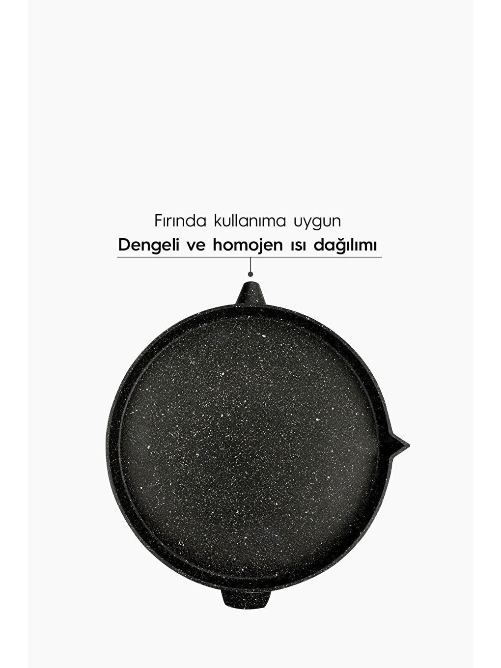 Siyah Alüminyum Döküm Gözleme Tavası 36 Cm-3