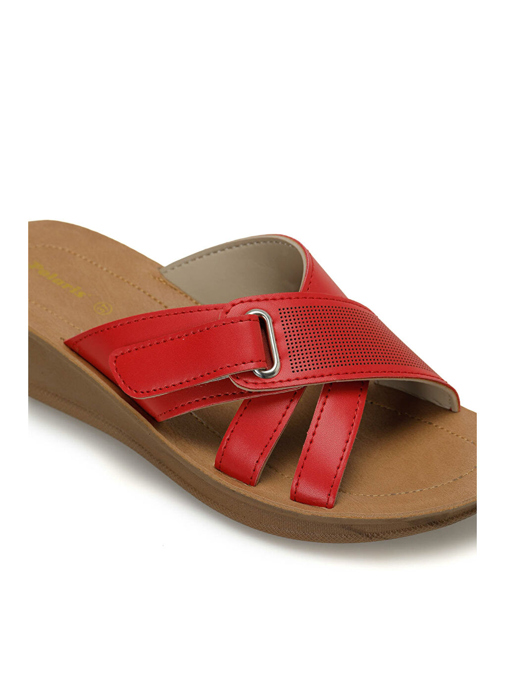 409011.Z6FX Kırmızı Kadın Ev Terliği-6