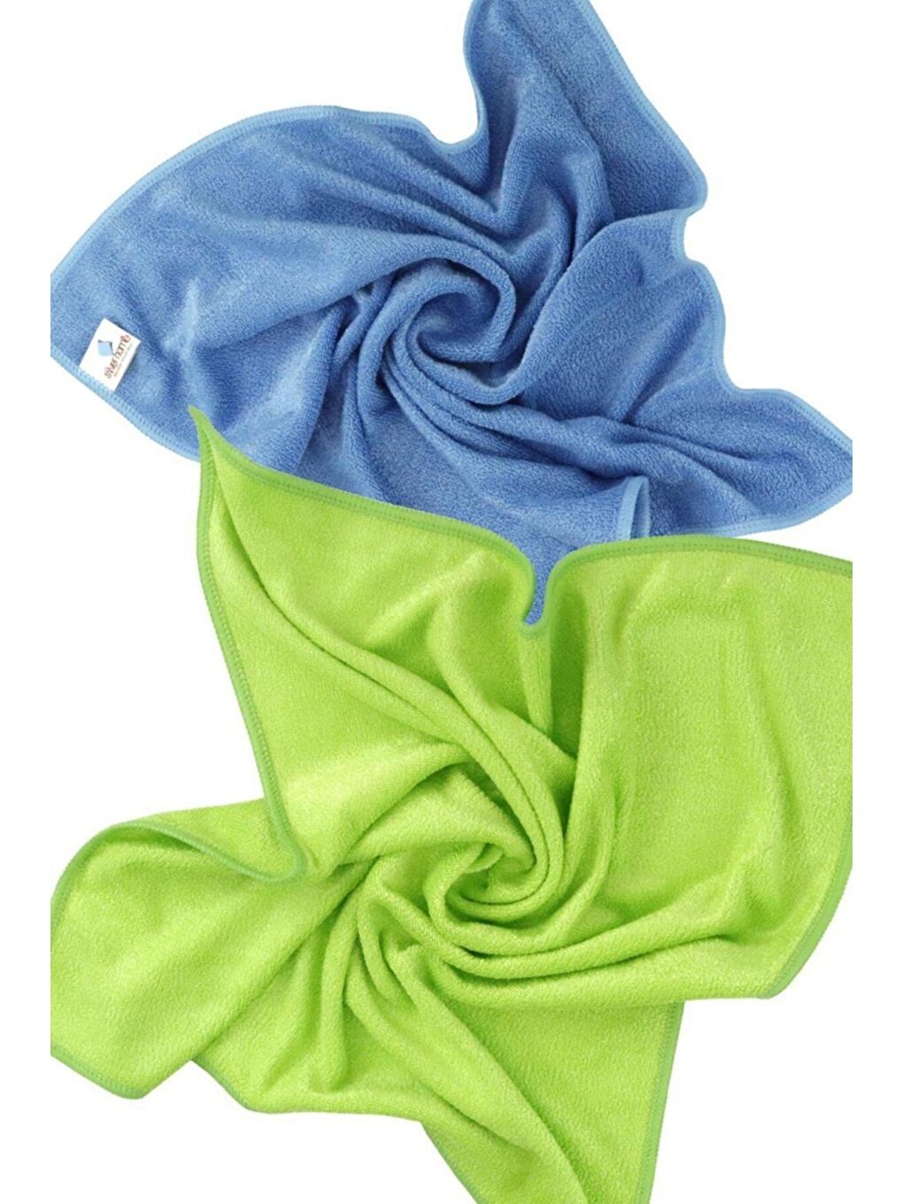 Karışık Universal Parlak Doku 2li Mikrofiber 40x40cm Temizlik Bezi