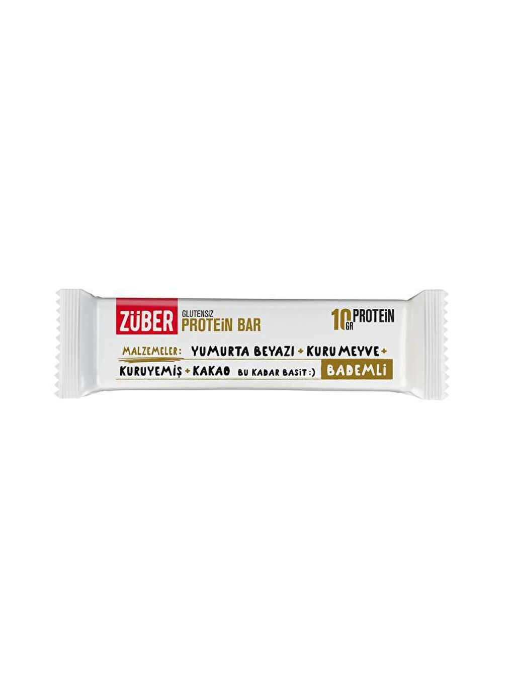 Züber Renksiz Bademli Protein Barı - 35 gr x 12 Adet - 2