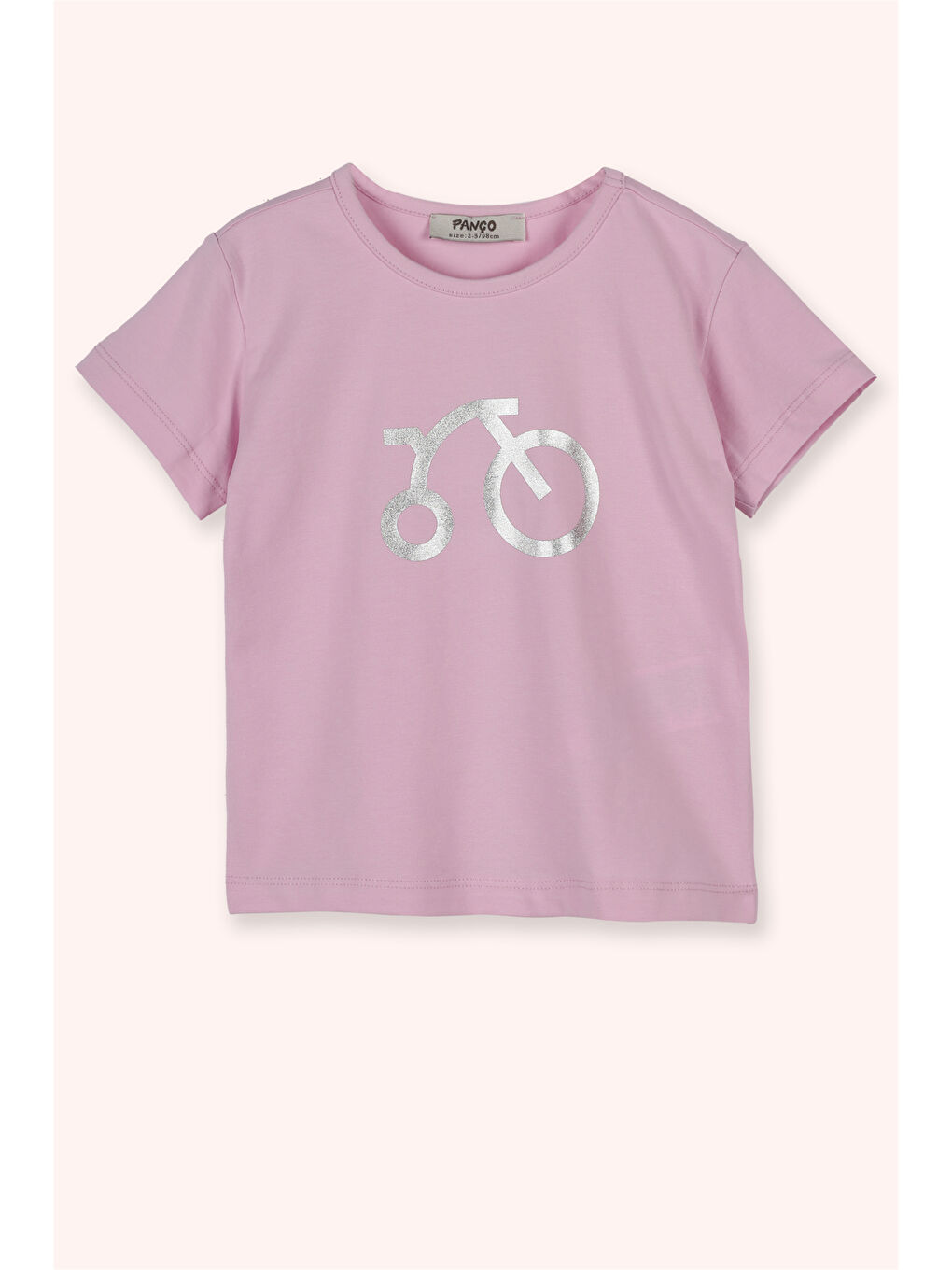 Pembe Kız Çocuk Kısa Kollu T-shirt