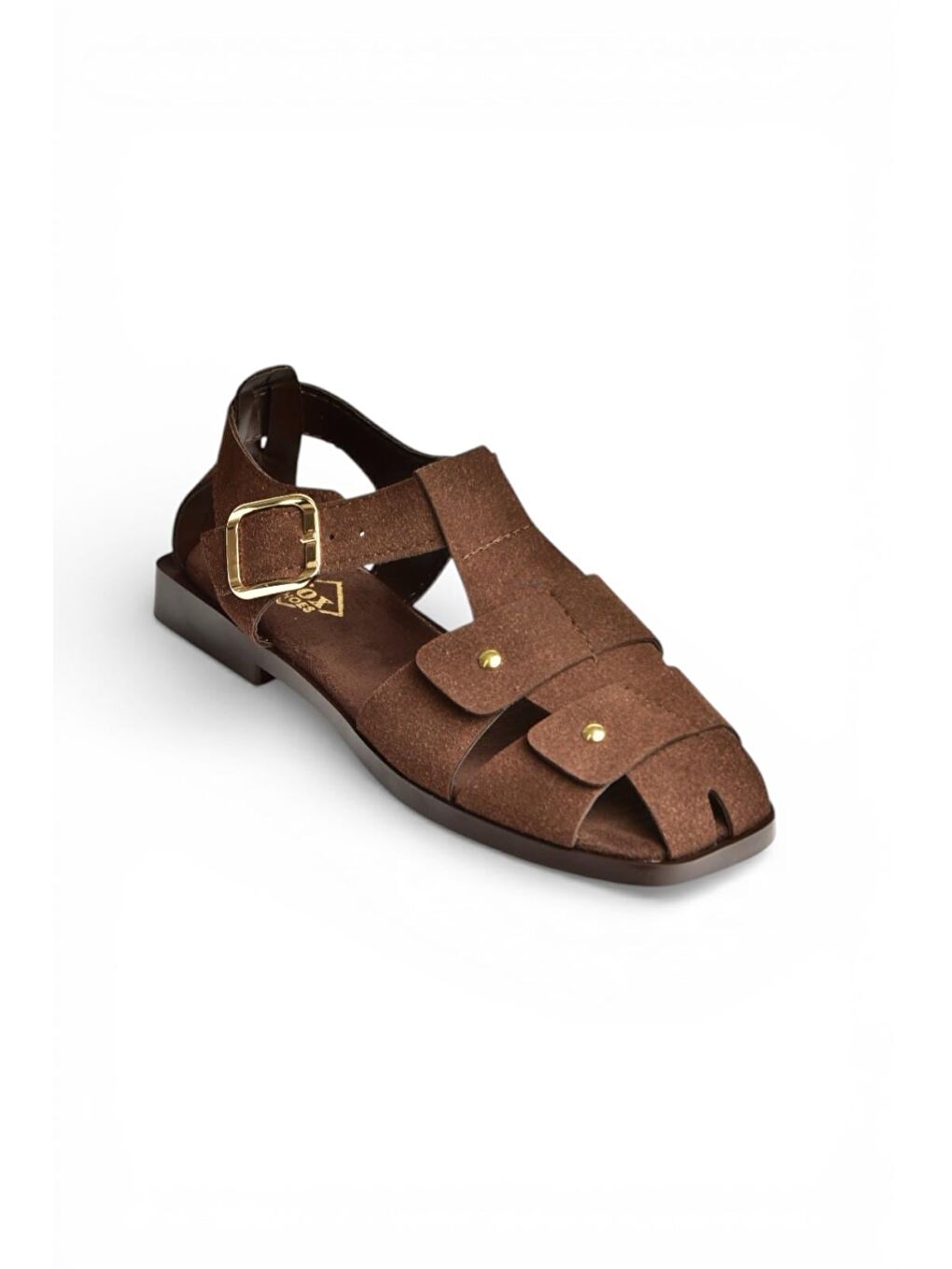 Kahverengi Kadın Sandalet Y458102502-1
