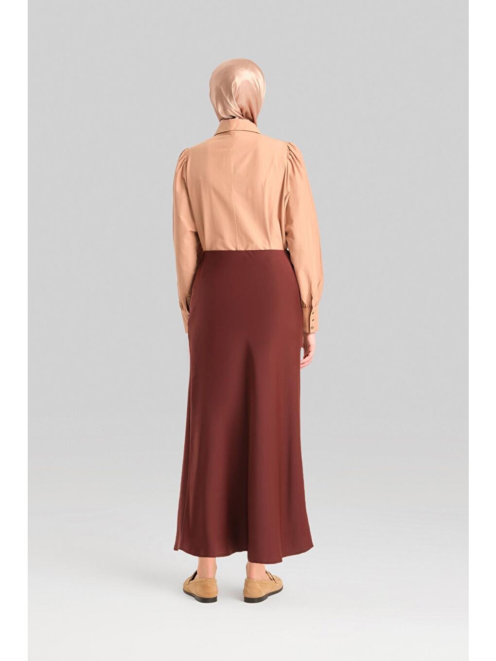 Kahverengi Saten Etek Ort1534 Acı Kahve-5