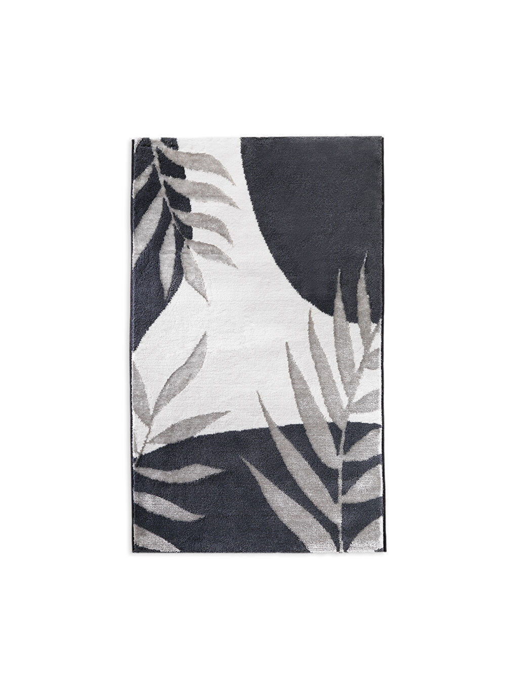 Home Floral 2’li Pamuk Floş Banyo Paspası 60x100 / 40x60 Cm - Gri-1