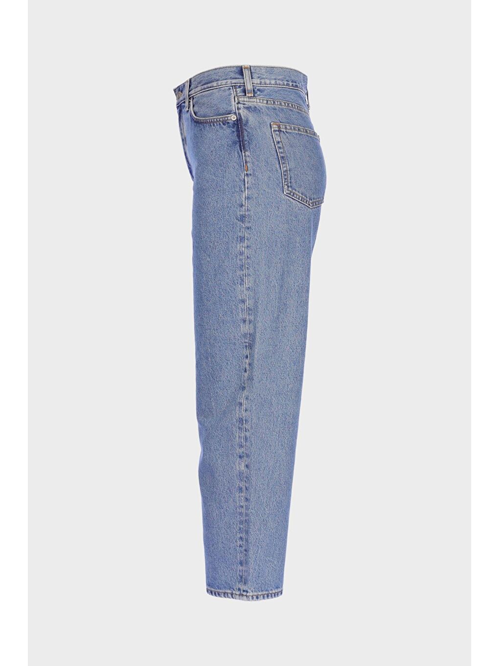 Ariana Açık Mavi Yüksek Bel Patı Fermuarlı Mom Jean Pantolon C 4525-189-3