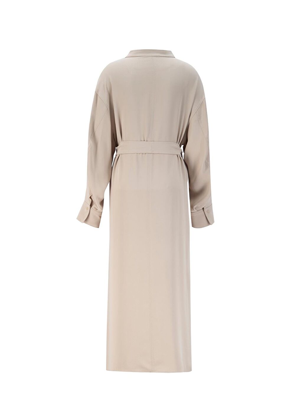 Bej Kapaklı Cepli Elbise Ort9925 Aytaşı-1